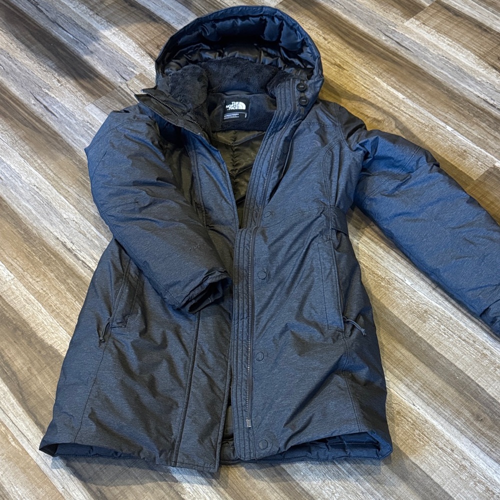 The North Face Women's Black Hooded Parka Coat